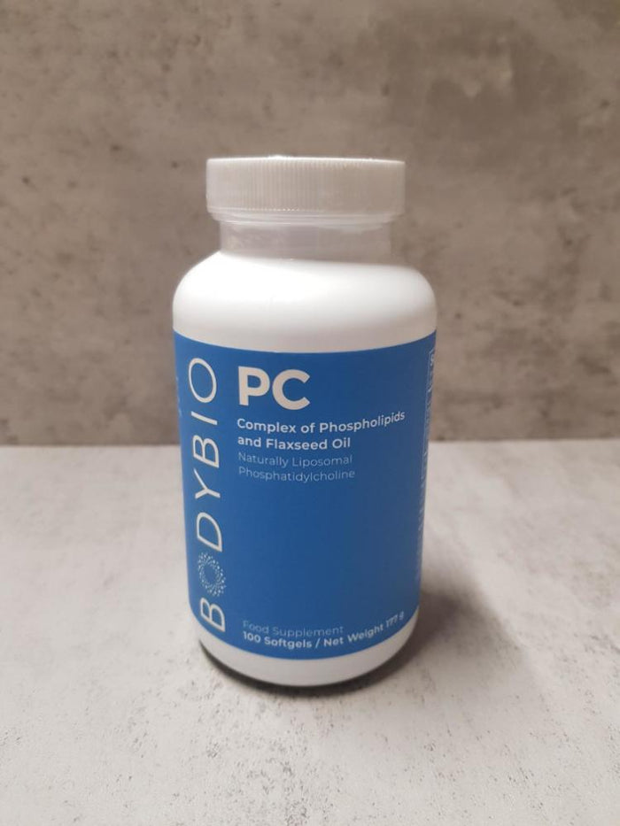 Bodybio PC Complex of Phospholipids and Flaxseed Oil 100's
