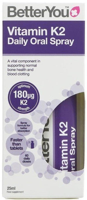 BetterYou Vitamin K2 Oral Daily Oral Spray - 25 ml. - BetterYou