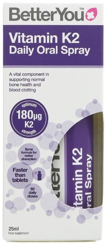 BetterYou Vitamin K2 Oral Daily Oral Spray - 25 ml.