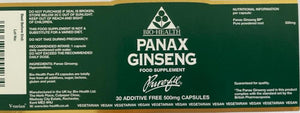 panax ginseng 500mg 30s