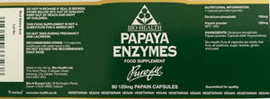 papaya enzymes 60s