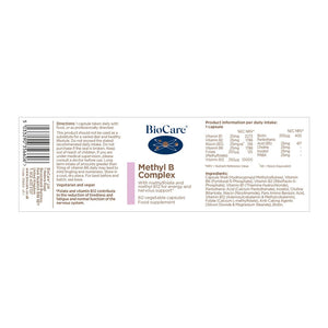 BioCare Methyl B Complex 60's - BioCare