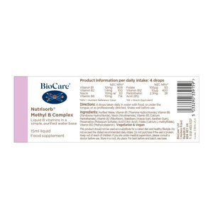 BioCare Nutrisorb Methyl B Complex 15ml - BioCare