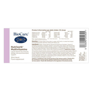 BioCare Nutrisorb Multivitamins 30ml (Formerly Vitasorb) - BioCare