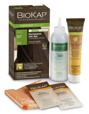 BioKap 4.0 Natural Brown Permanent Hair Dye 135ml - BioKap