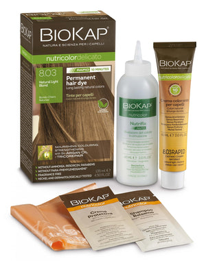 BioKap 8.03 Natural Light Blond Permanent Hair Dye 135ml - BioKap