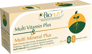 Bionutri Multi Vitamin & Mineral Plus 15 + 15 - Bionutri