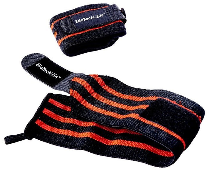 BioTechUSA Accessories Bedford 8 Wrist Wrap, Black Red - 35cm