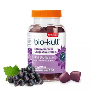 bio-kult-teens-13+-3-in-1-biotic-blend-multivitamins-zinc-blackcurrant-flavour-30-gummies