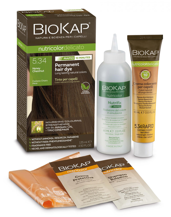 BioKap 5.34 Honey Chestnut Permanent Hair Dye 135ml