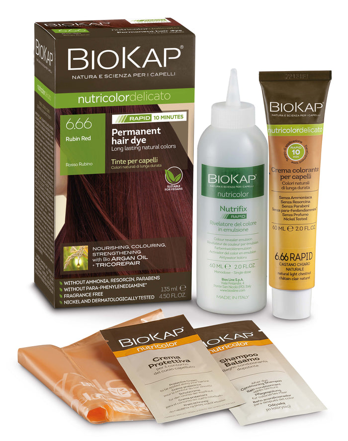 BioKap 6.66 Ruby Red Permanent Hair Dye 135ml