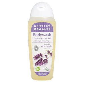 calming and moisturising bodywash with lavender aloe jojoba 250ml