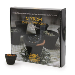 Box of 12 Resin Cups - Myrrh - Rcup