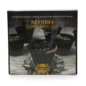 Box of 12 Resin Cups - Myrrh - Rcup