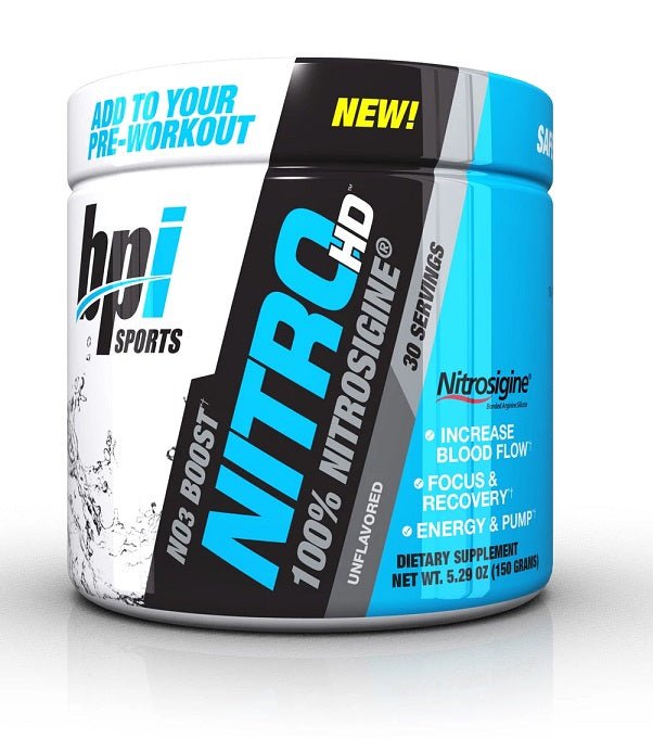 BPI Sports Nitro HD, Unflavored - 150 grams