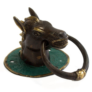 Brass Door Knocker - Horses Head - BDK