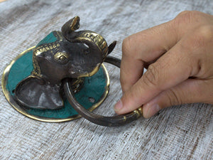 Brass Door Knocker - Horses Head - BDK