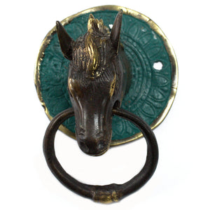 Brass Door Knocker - Horses Head - BDK