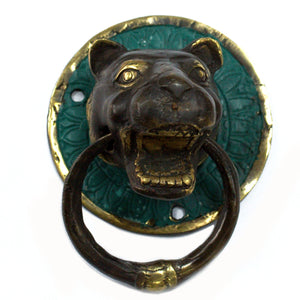 Brass Door Knocker - Tiger Head - BDK