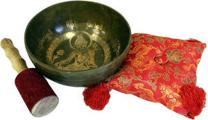 Brass Golden Tara - Special S'Bowl Set - Tib