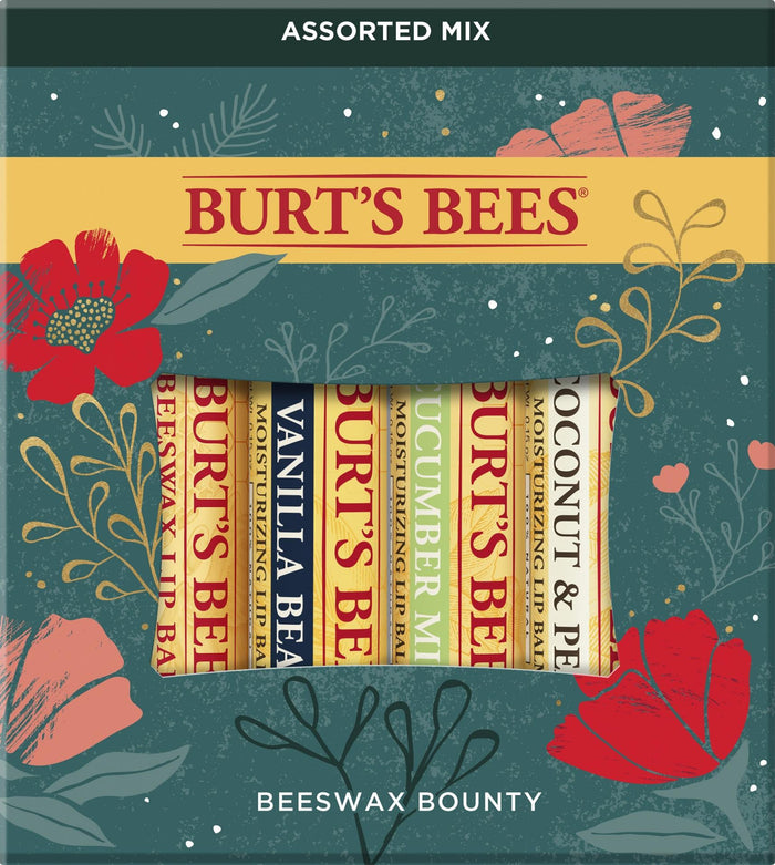 Burts Bees Beeswax Bounty 4 x Lip Balms Assorted Mix