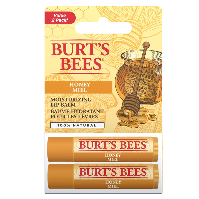 Burts Bees Honey Miel Lip Balm 2 Pack