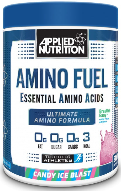 Amino Fuel, Icy Blue Raz - 390 grams