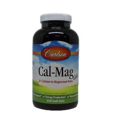 Carlson Labs Cal-Mag Gels - 250 softgels