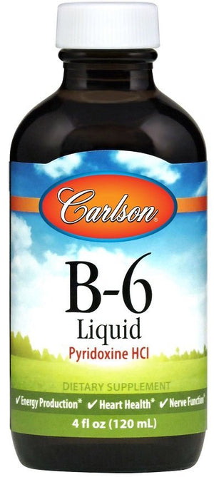 Carlson Labs Vitamin B - 6 - Pyridoxine HCl - 120 ml. - Carlson Labs