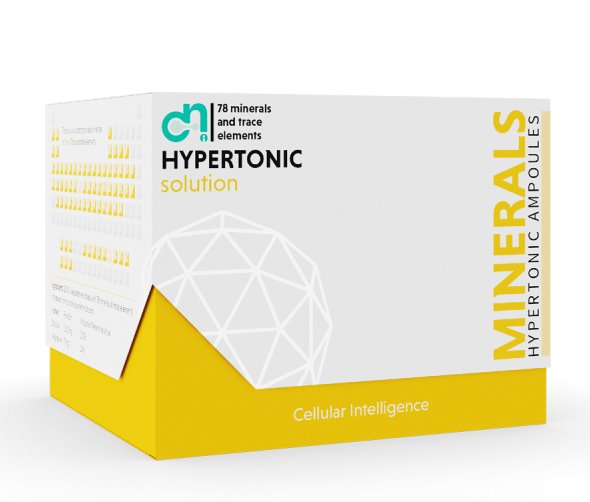 Cellnutrition Hypertonic Solution Minerals Hypertonic Ampoules 30 x 10ml