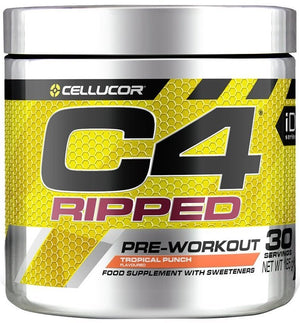 Cellucor C4 Ripped, Icy Blue Raz (EAN 842595109610) - 165 grams - Cellucor