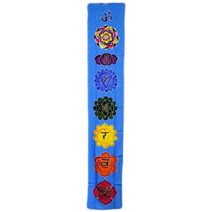 Chakra Drop Banner - Sky Blue 183x35cm - Bwax