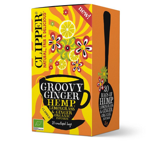 Clipper Groovy Ginger Hemp Lemongrass & Ginger Organic Infusion 20 Teabags