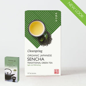 Clearspring Organic Japanese Sencha Traditional Green Tea (Sachets) 20's