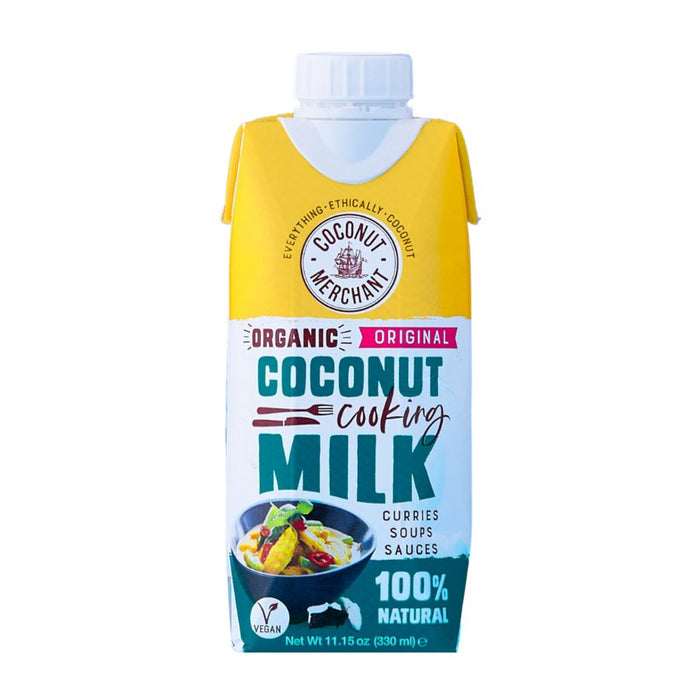 Coconut Merchant  Organic Original Coconut Cooking Milk 330ml