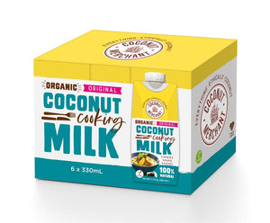 Coconut Merchant Organic Original Coconut Cooking Milk 330ml - Coconut Merchant