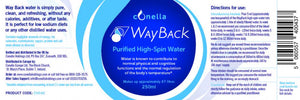 Conella WayBack Purified High - Spin Water 250ml - Conella