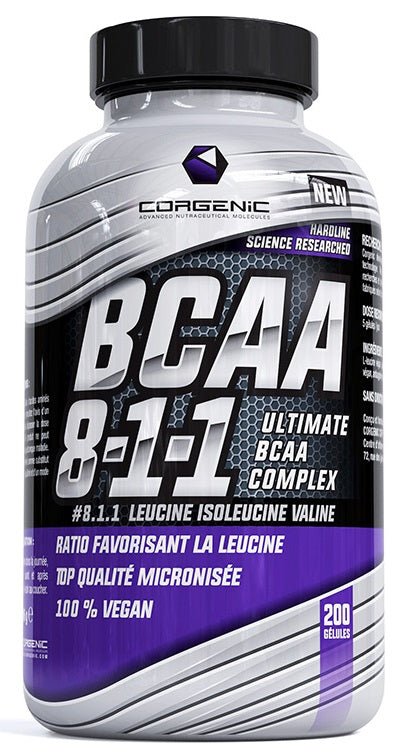 Corgenic BCAA 8:1:1 - 200 caps