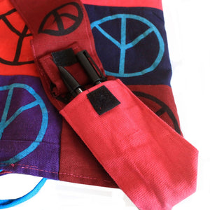 Cotton Patch Sling Bags - Peace - CSB