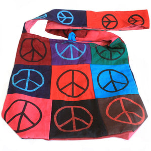 Cotton Patch Sling Bags - Peace - CSB