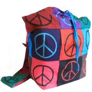 Cotton Patch Sling Bags - Peace - CSB