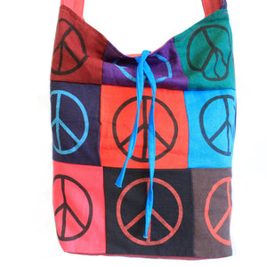 Cotton Patch Sling Bags - Peace - CSB