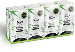 Cheeky Panda  Classic Bamboo Pocket Tissue 8 Pack