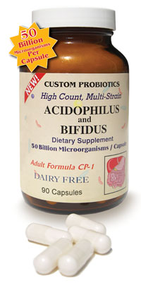 Custom Probiotics Acidophilus and Bifidus 90's