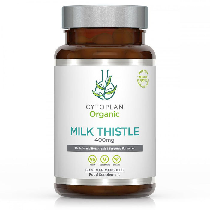 Cytoplan Organic Milk Thistle 400mg 60's