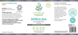 organic spirulina 120s