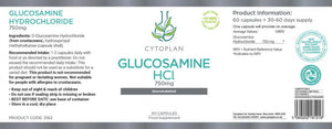 glucosamine hcl 750mg 60s 1