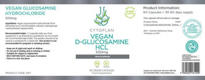 vegan d glucosamine hcl 500mg 60s