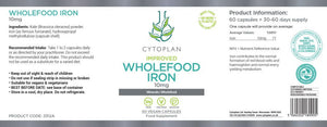 wholefood iron 5mg 60s