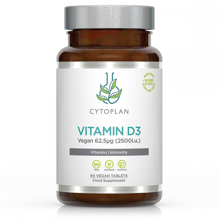 Cytoplan Vitamin D3 Vegan 62.5ug 60's